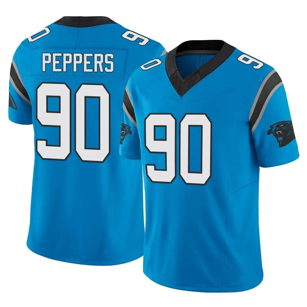 Pkot C.Panthers #90 Julius Peppers Player Blue Vapor F.U.S.E. Limited Home Game Stitched Jerseys