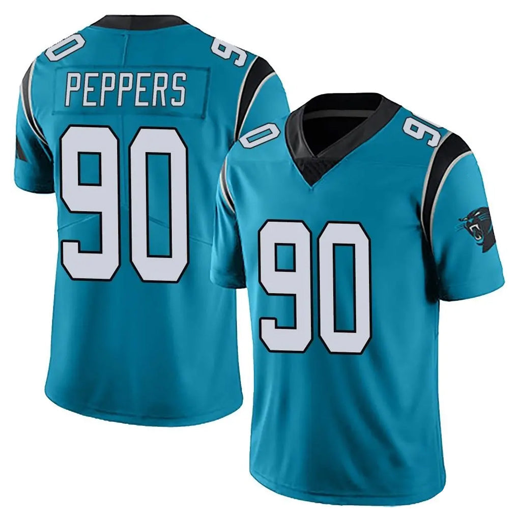Pkot C.Panthers #90 Julius Peppers Player Blue Vapor Untouchable Limited Game Stitched Jerseys