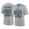 Pkot C.Panthers #90 Julius Peppers Player Gray Atmosphere Fashion Game Stitched Jerseys