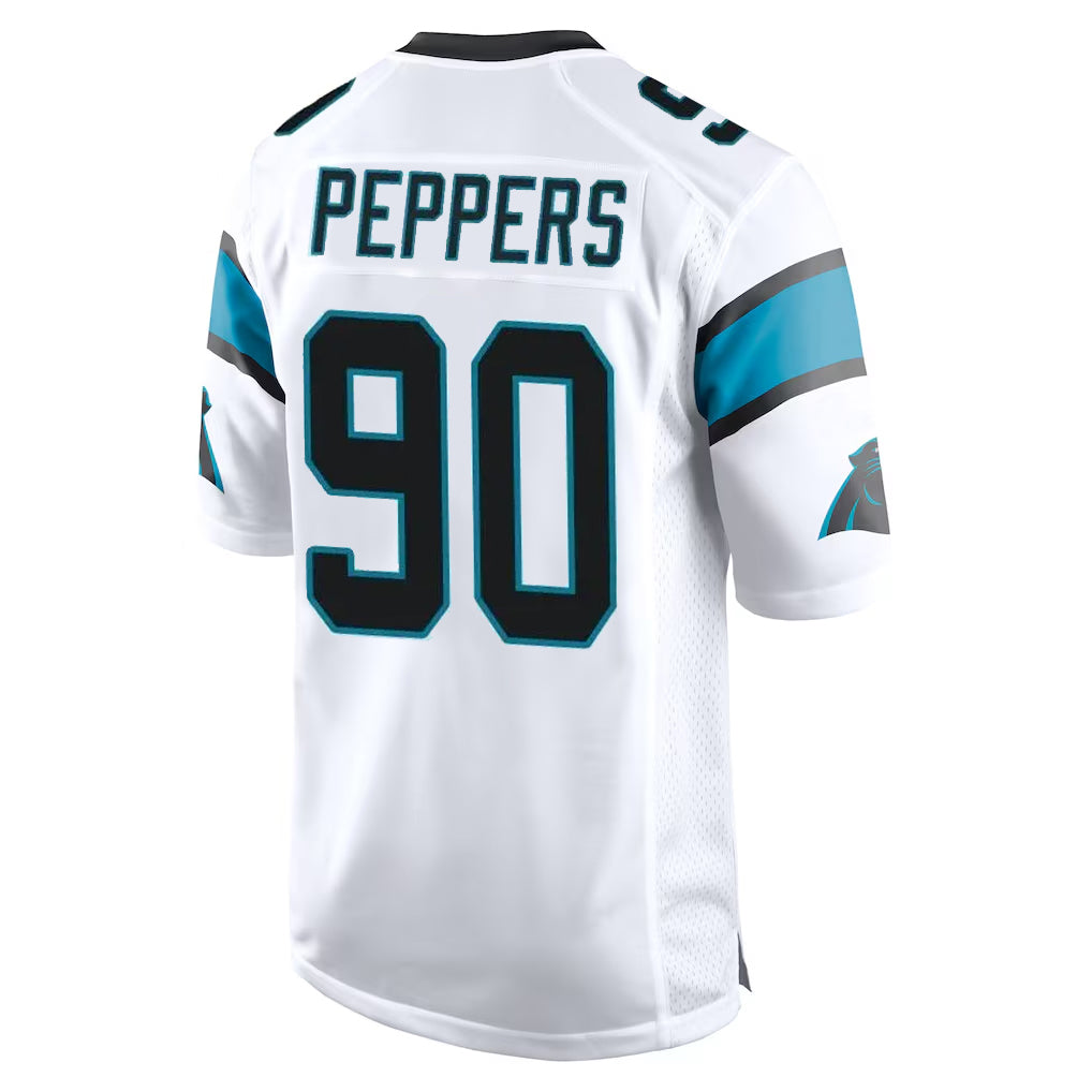 Pkot C.Panthers #90 Julius Peppers Player White Game Stitched Jerseys