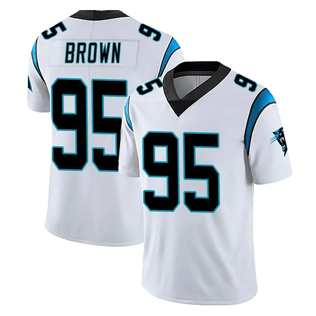 Pkot C.Panthers #95 Derrick Brown Player White Vapor Untouchable Limited Game Stitched Jerseys
