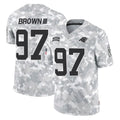 Pkot C.Panthers #97 Bobby Brown III Player Arctic Camo Salute to Service Limited Game Stitched Jerseys