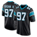 Pkot C.Panthers #97 Bobby Brown III Player Black Home Game Stitched Jerseys