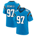 Pkot C.Panthers #97 Bobby Brown III Player Blue Home Game Stitched Jerseys