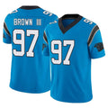 Pkot C.Panthers #97 Bobby Brown III Player Blue Vapor F.U.S.E. Limited Home Game Stitched Jerseys