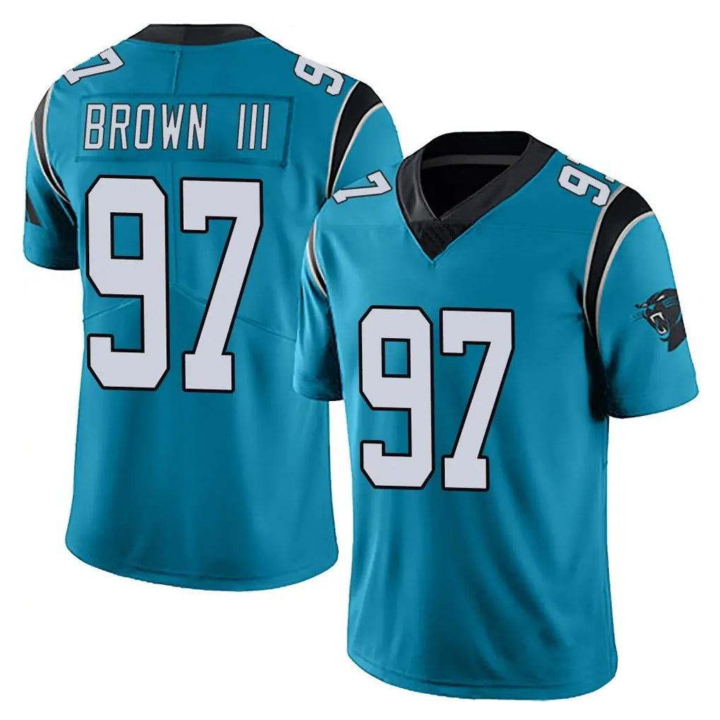 Pkot C.Panthers #97 Bobby Brown III Player Blue Vapor Untouchable Limited Game Stitched Jerseys