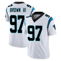 Pkot C.Panthers #97 Bobby Brown III Player White Vapor Untouchable Limited Game Stitched Jerseys