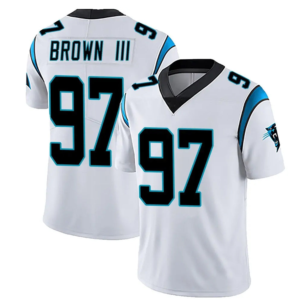 Pkot C.Panthers #97 Bobby Brown III Player White Vapor Untouchable Limited Game Stitched Jerseys