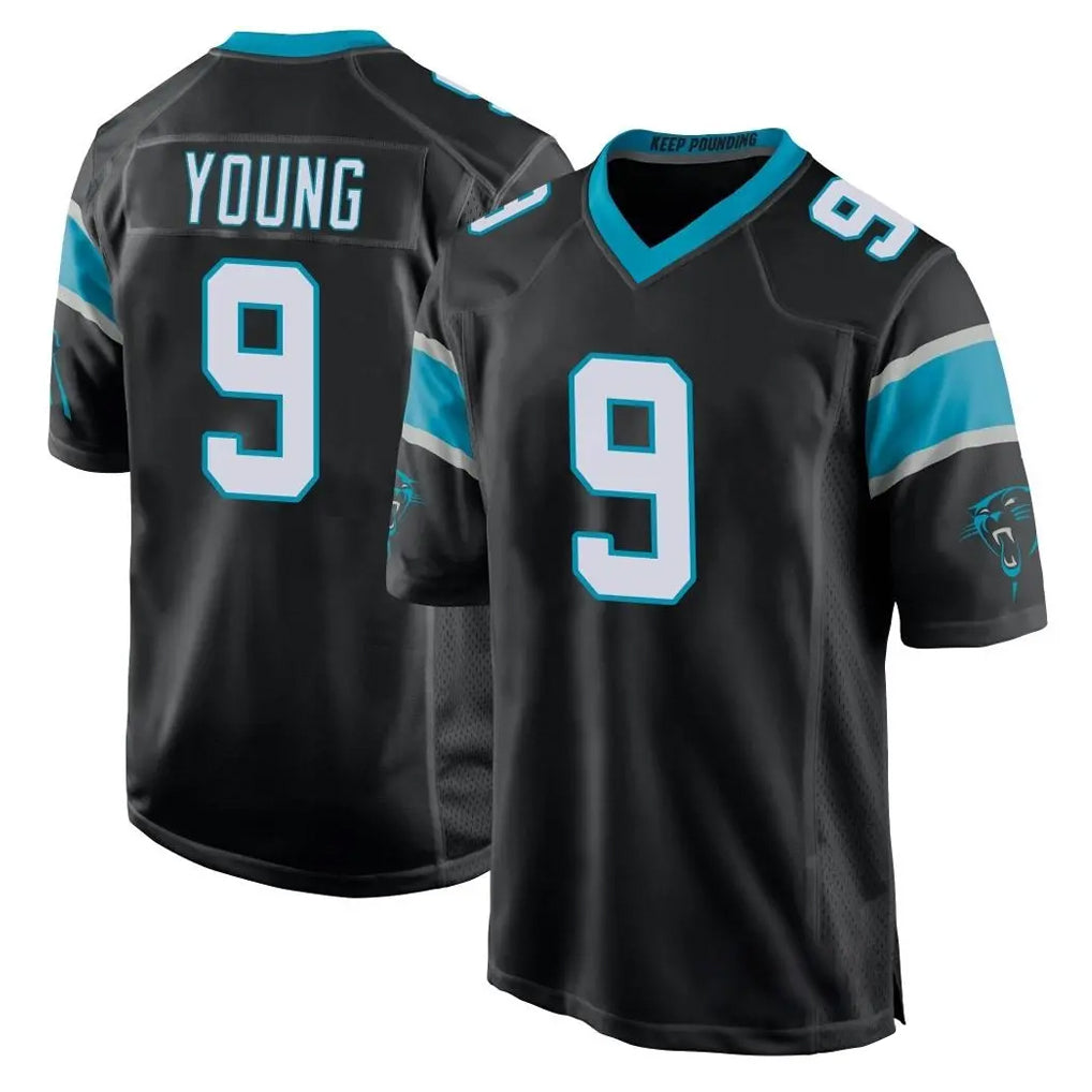 Pkot C.Panthers #9 Bryce Young Player Black Game Stitched Jerseys