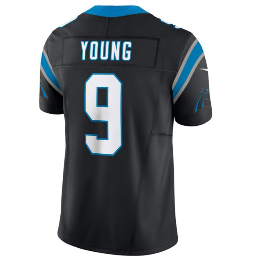 PkotC.Panthers #9 Bryce Young Black Vapor F.U.S.E. Limited Jersey American Stitched  Jerseys