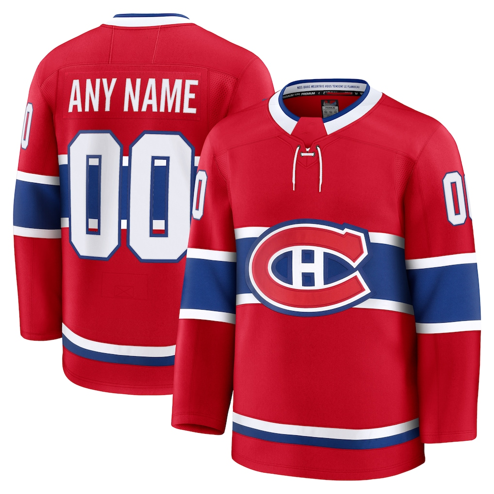 Pkot Cheap M.Canadiens Red Home Premium Jerseys