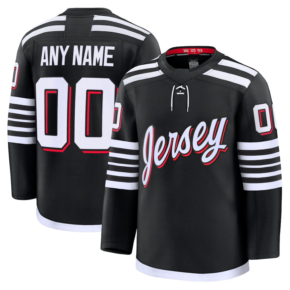 Pkot Cheap NJ.Devils Black Alternate Premium Jerseys