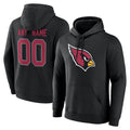 Pkot Custom A.Cardinals Black Salute to Service Pullover Hoodies Any Name & Numbers Stitched Jerseys