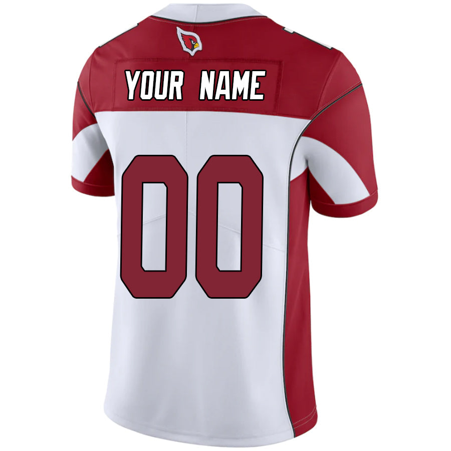 Pkot Custom A.Cardinals White-Red Vapor Limited Stitched American  Jerseys