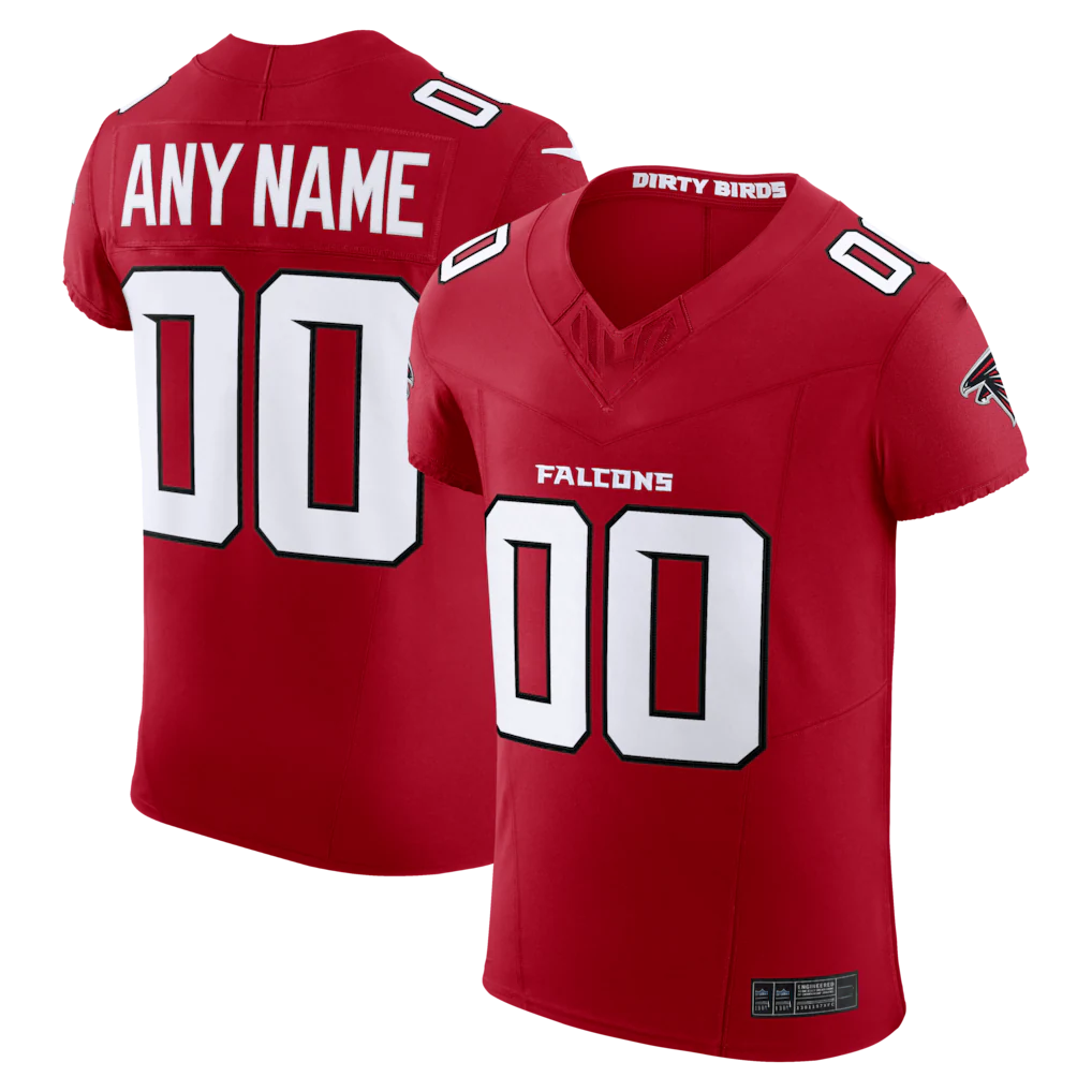 Pkot Custom  A.Falcons Red Vapor F.U.S.E. Elite Stitched Jerseys