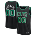 Pkot Custom B.Celtics Black Fast Break Jerseys - Statement Edition