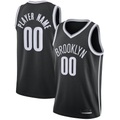 Pkot Custom B.Nets Black Swingman Custom Jerseys - Icon Edition