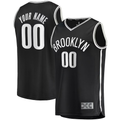 Pkot Custom B.Nets Black Fast Break Replica Jerseys - Icon Edition