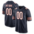 Pkot Custom C.Bears Navy Custom Game Stitched Jerseys