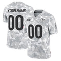 Pkot Custom C.Bengals Arctic Camo Salute to Service Limited Any Name & Numbers Stitched Jerseys