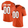 Pkot Custom C.Bengals Orange Vapor Untouchable Limited Home Game Any Name & Numbers Stitched Jerseys
