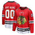 Pkot Custom C.Blackhawks Red Centennial Breakaway Jerseys