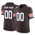 Pkot Custom C.Browns Brown Vapor F.U.S.E. Limited Home Game Any Name & Numbers Stitched Jerseys