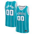 Pkot Custom C.Hornets Teal Fast Break Jerseys - Icon Edition