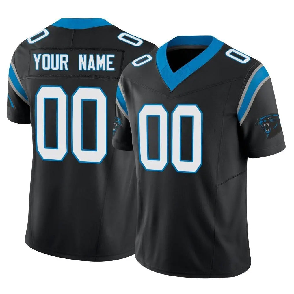 Pkot Custom C.Panthers Black Vapor F.U.S.E. Limited Home Game Any Name & Numbers Stitched Jerseys