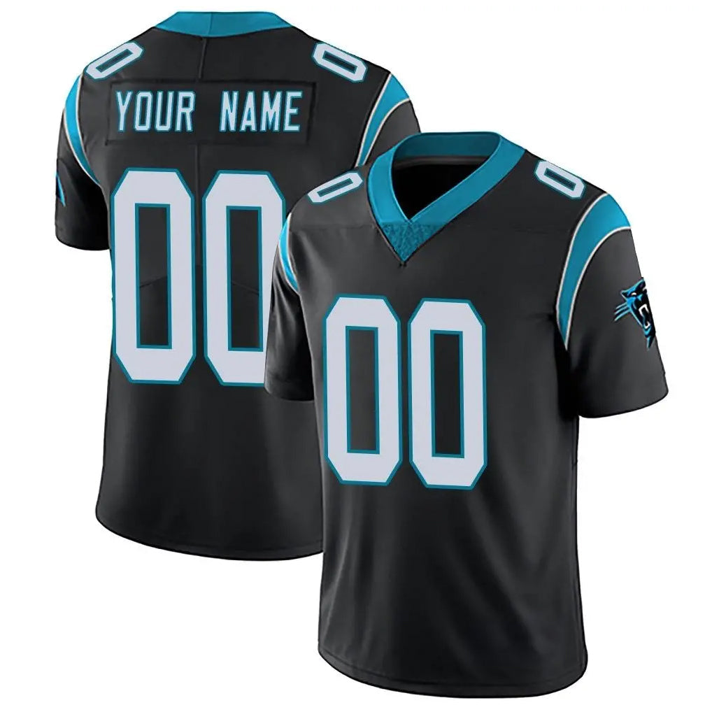 Pkot Custom C.Panthers Black Vapor Untouchable Limited Game Any Name & Numbers Stitched Jerseys