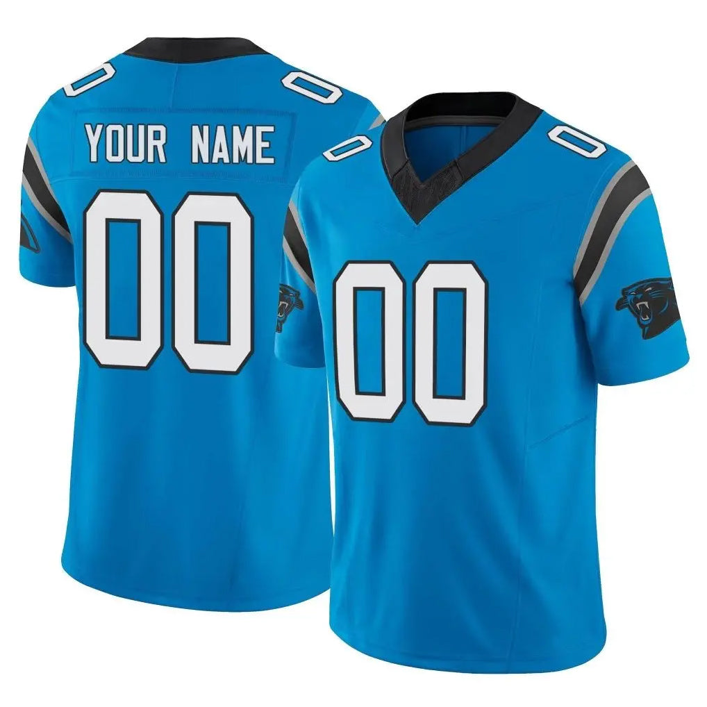 Pkot Custom C.Panthers Blue Vapor F.U.S.E. Limited Home Game Any Name & Numbers Stitched Jerseys