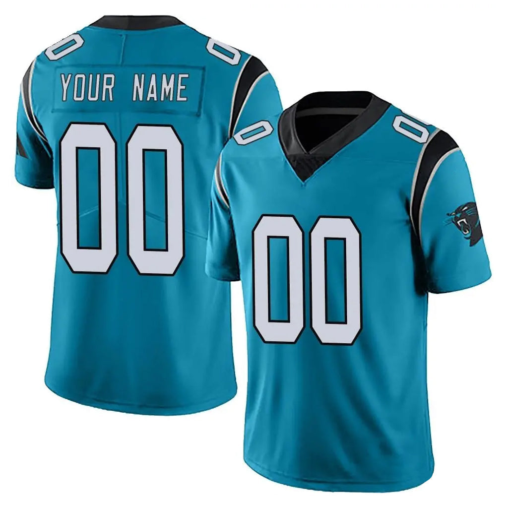 Pkot Custom C.Panthers Blue Vapor Untouchable Limited Game Any Name & Numbers Stitched Jerseys