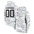 Pkot Custom D.Broncos Arctic Camo Salute to Service Hoodies Limited Any Name & Numbers Stitched Jerseys