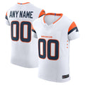 Pkot Custom D.Broncos Vapor F.U.S.E. Elite White Football Jerseys