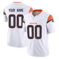 Pkot Custom D.Broncos White Limited Vapor F.U.S.E. Home Game Any Name & Numbers Stitched Jerseys