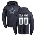 Pkot Custom D.Cowboys Navy Pullover Hoodies Limited Any Name & Numbers Stitched Jerseys