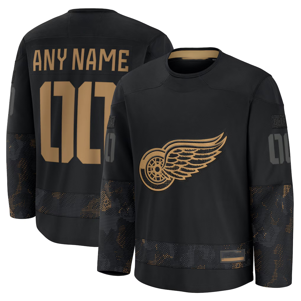 Pkot Custom DR.Wings Black 2024 Military Appreciation Practice Jerseys