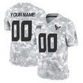 Pkot Custom H.Texans Arctic Camo Salute To Service Limited Game Any Name & Numbers Stitched Jerseys