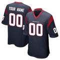 Pkot Custom H.Texans Navy Home Game Any Name & Numbers Stitched Jerseys