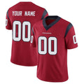 Pkot Custom H.Texans Red Limited Vapor Untouchable Home Game Any Name & Numbers Stitched Jerseys
