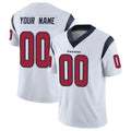 Pkot Custom H.Texans White Limited Vapor Untouchable Home Game Any Name & Numbers Stitched Jerseys