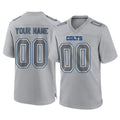 Pkot Custom IN.Colts Gray Atmosphere Fashion Home Game Any Name & Numbers Stitched Jerseys