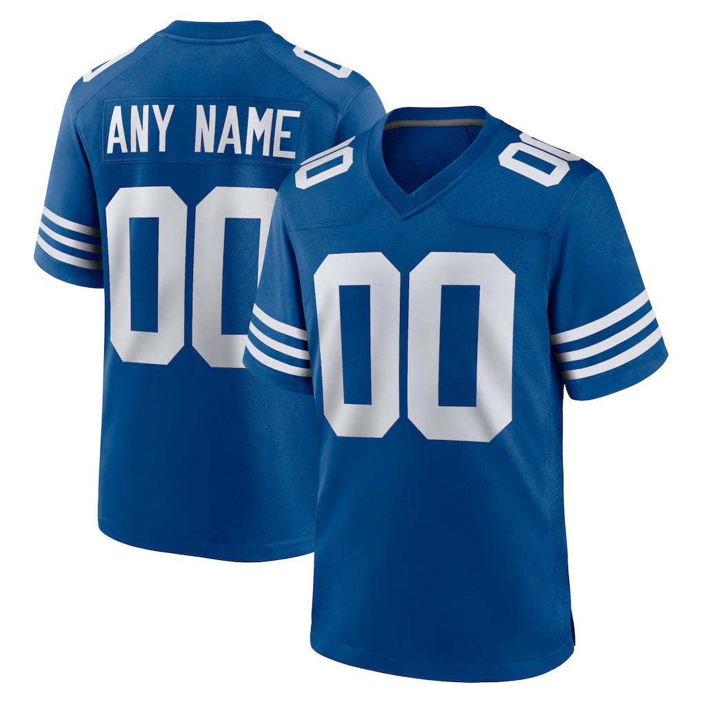 Pkot Custom IN.Colts Royal Limited Home Game Any Name & Numbers Stitched Jerseys