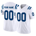 Pkot Custom IN.Colts White Limited Vapor F.U.S.E. Home Game Any Name & Numbers Stitched Jerseys