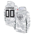 Pkot Custom J.Jaguars Arctic Camo Salute to Service Hoodies Limited Game Any Name & Numbers Stitched Jerseys