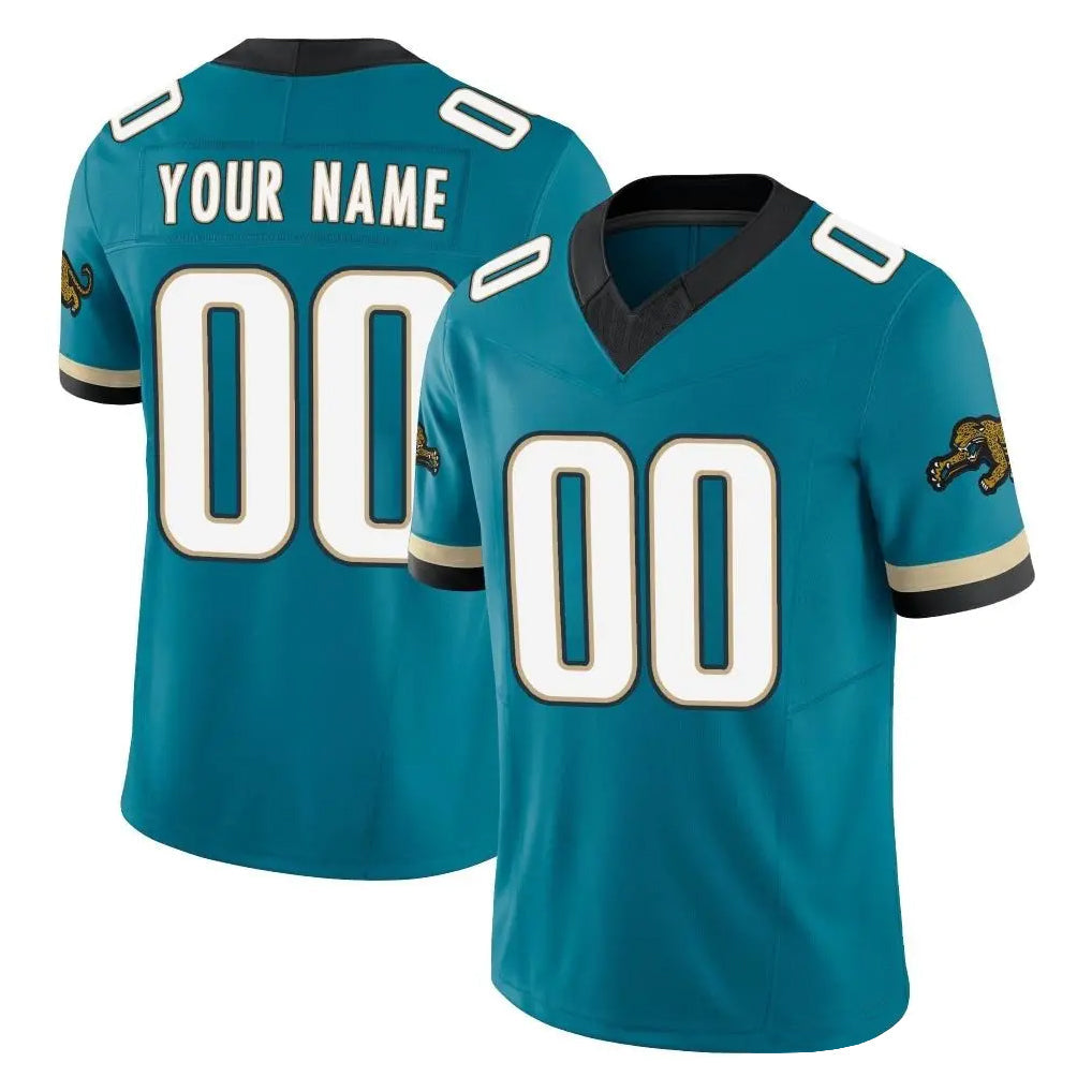 Pkot Custom J.Jaguars Teal Prowler Throwback Vapor F.U.S.E. Limited Home Game Any Name & Numbers Stitched Jerseys