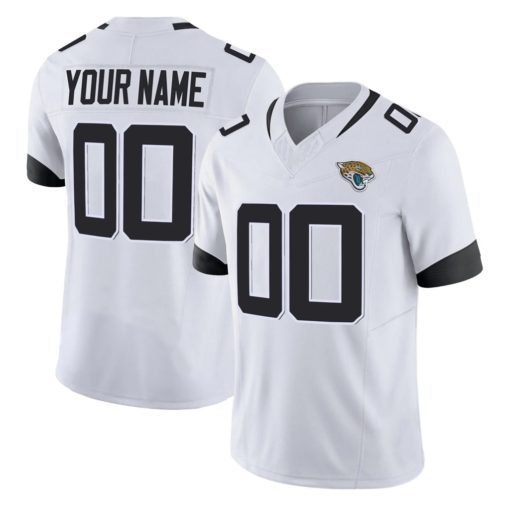 Pkot Custom J.Jaguars White Vapor F.U.S.E. Limited Home Game Any Name & Numbers Stitched Jerseys