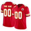 Pkot Custom KC.Chiefs Red Limited Vapor F.U.S.E. Home Game Any Name & Numbers Stitched Jerseys