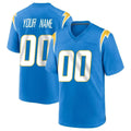 Pkot Custom LA.Chargers Blue Home Game Any Name & Numbers Stitched Jerseys