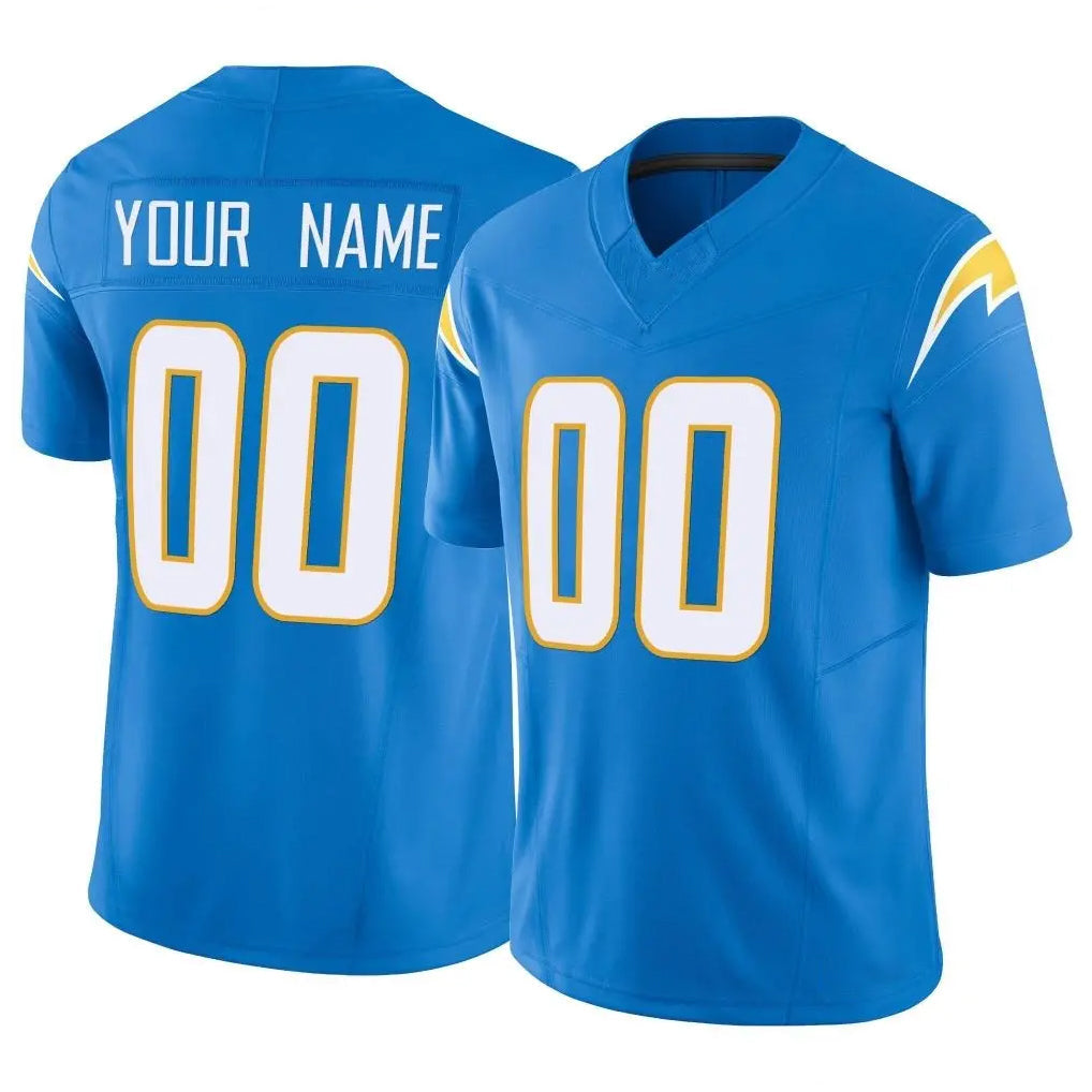 Pkot Custom LA.Chargers Blue Limited Vapor F.U.S.E. Home Game Any Name & Numbers Stitched Jerseys